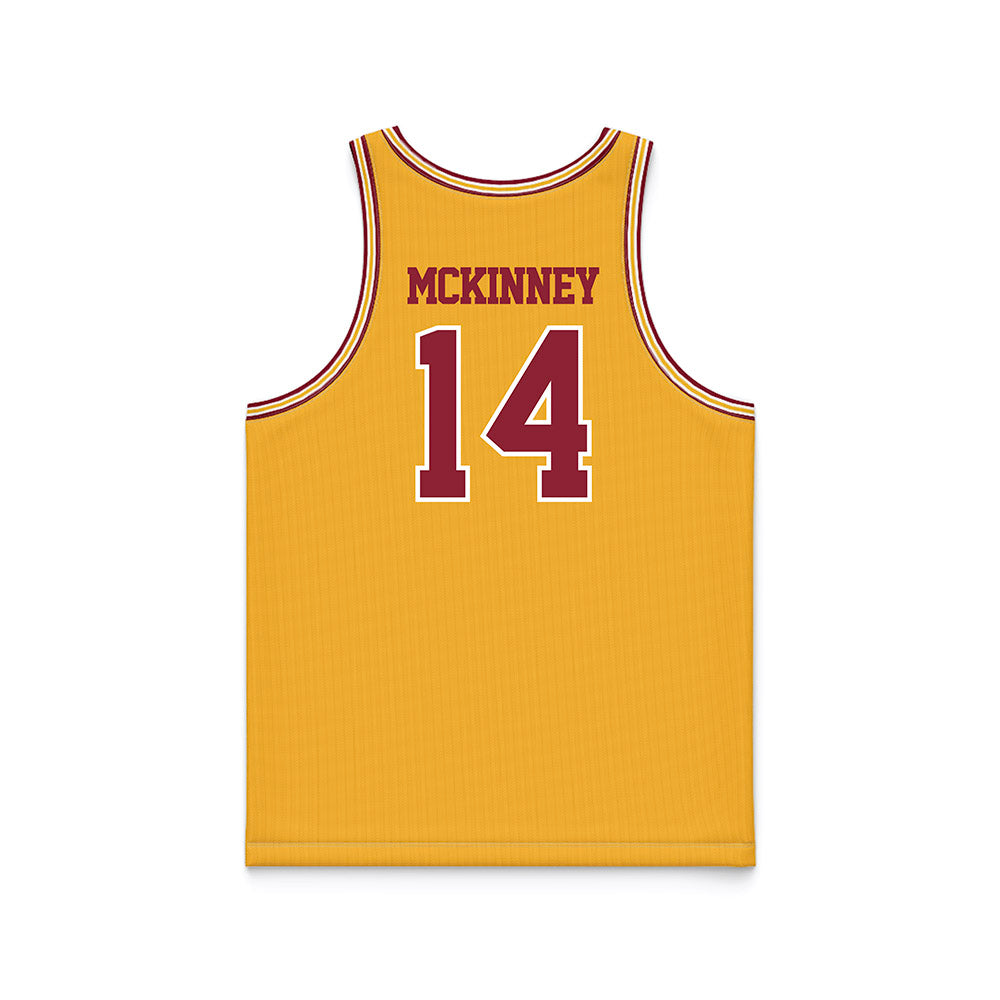 Minnesota - NCAA Women's Basketball : Tori McKinney - Retro Gold Basketball Jersey-1