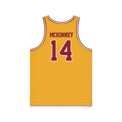 Minnesota - NCAA Women's Basketball : Tori McKinney - Retro Gold Basketball Jersey-1