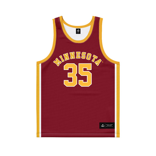 Minnesota - NCAA Women's Basketball : Makena Christian - Retro Maroon Basketball Jersey-0