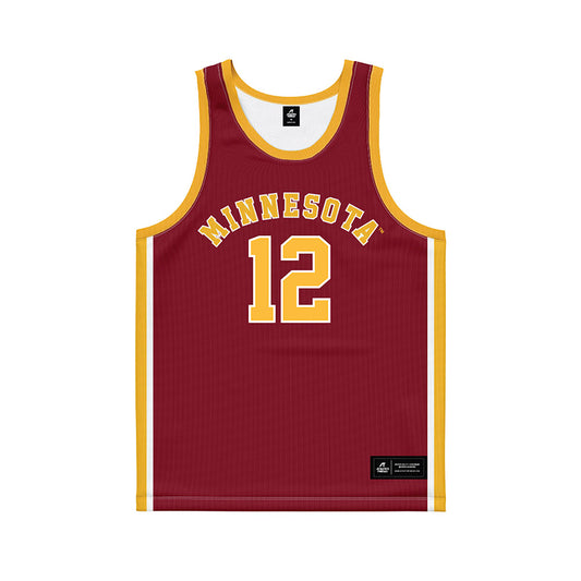 Minnesota - NCAA Women's Basketball : Brylee Glenn - Retro Maroon Basketball Jersey-0