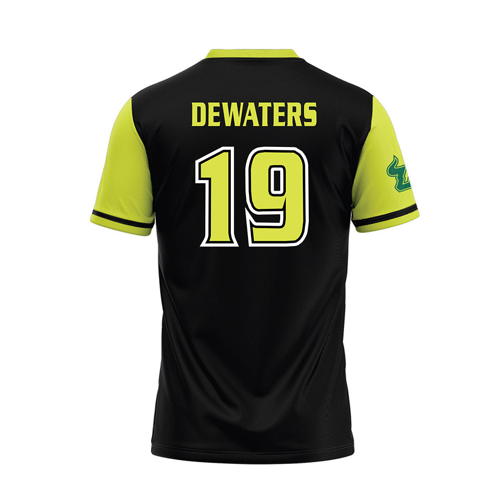 USF - NCAA Softball : Abbie DeWaters - Black/Slime Jersey-1
