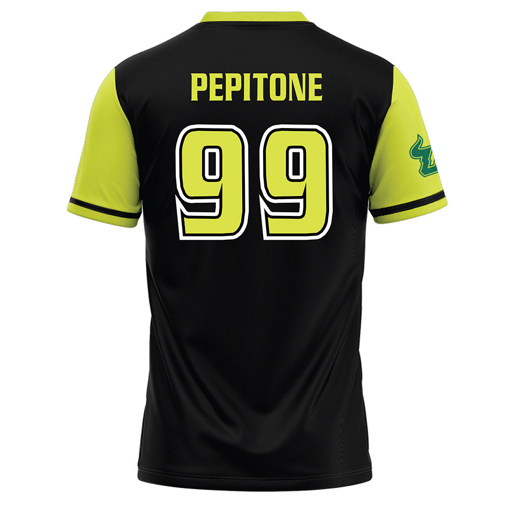 USF - NCAA Softball : Alicea Pepitone - Black/Slime Baseball Jersey