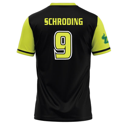 USF - NCAA Softball : Mckenna Schroding - Black/Slime Baseball Jersey