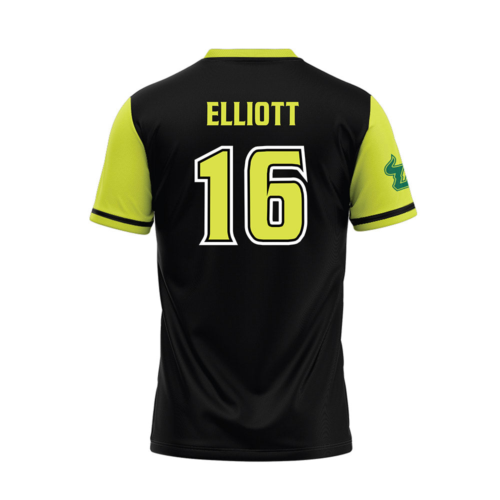 USF - NCAA Softball : Olivia Elliott - Black/Slime Jersey-1