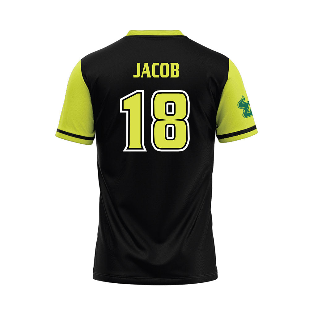 USF - NCAA Softball : Amelia Jacob - Black/Slime Jersey-1
