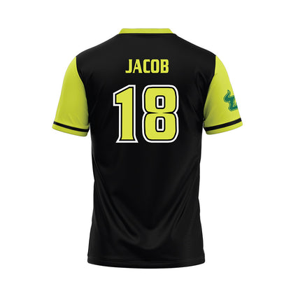 USF - NCAA Softball : Amelia Jacob - Black/Slime Jersey-1