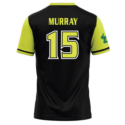 USF - NCAA Softball : Dharma Murray - Black/Slime Baseball Jersey