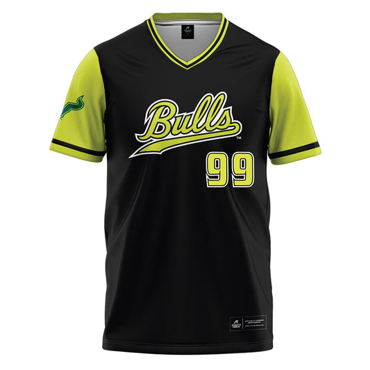 USF - NCAA Softball : Alicea Pepitone - Black/Slime Baseball Jersey