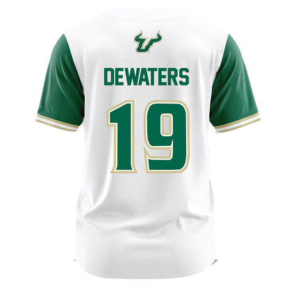 USF - NCAA Softball : Abbie DeWaters - White Jersey-1