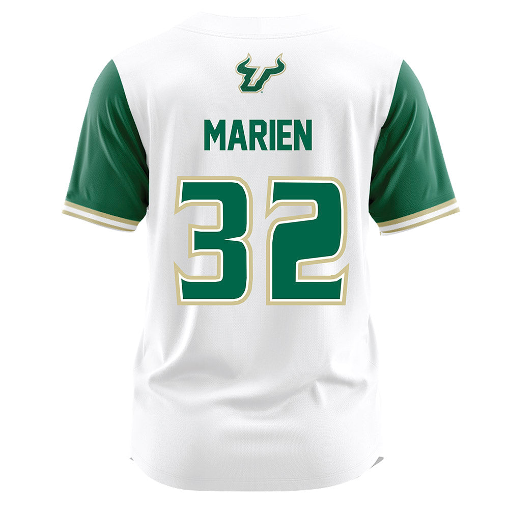 USF - NCAA Softball : Hannah Marien - White Jersey-1