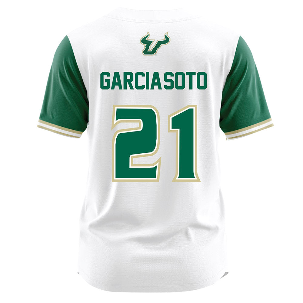USF - NCAA Softball : Kathy Garcia-Soto - White Jersey-1