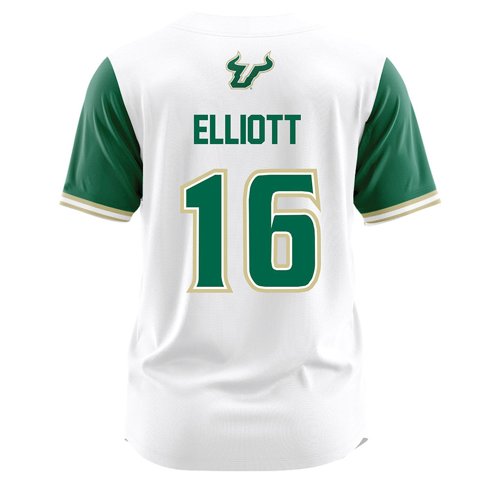 USF - NCAA Softball : Olivia Elliott - White Jersey-1