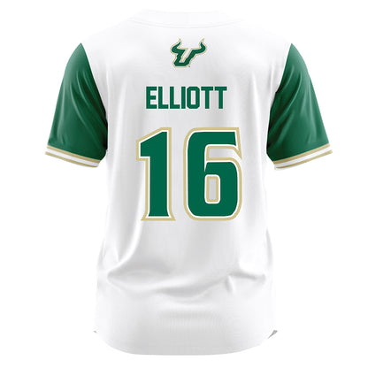 USF - NCAA Softball : Olivia Elliott - White Jersey-1