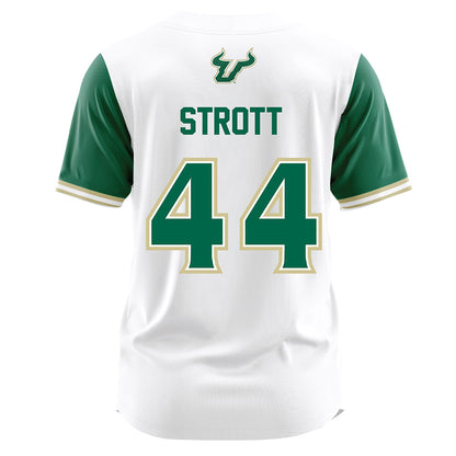 USF - NCAA Softball : Kiley Strott - White Jersey-1