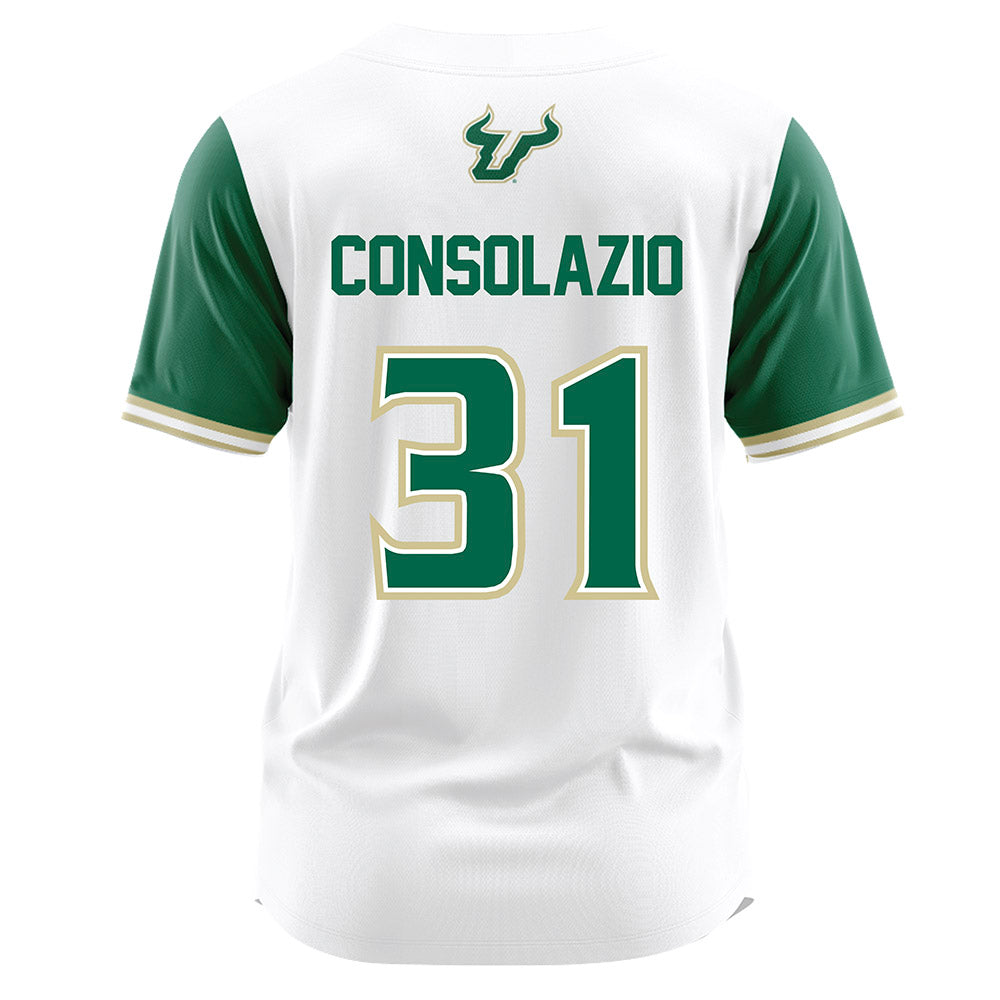 USF - NCAA Softball : Allana Consolazio - White Jersey