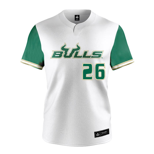 USF - NCAA Softball : Alice DeWaters - White Jersey