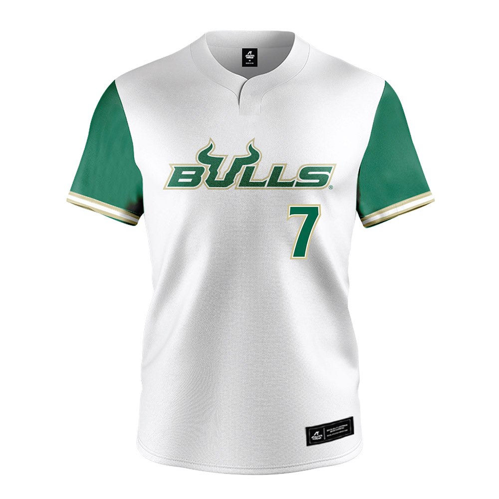 USF - NCAA Softball : Cali Chapman - White Jersey-0