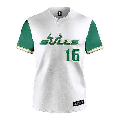 USF - NCAA Softball : Olivia Elliott - White Jersey-0