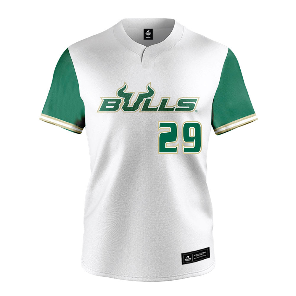 USF - NCAA Softball : Elise Mcquiston - White Jersey-0