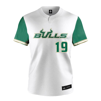 USF - NCAA Softball : Abbie DeWaters - White Jersey-0