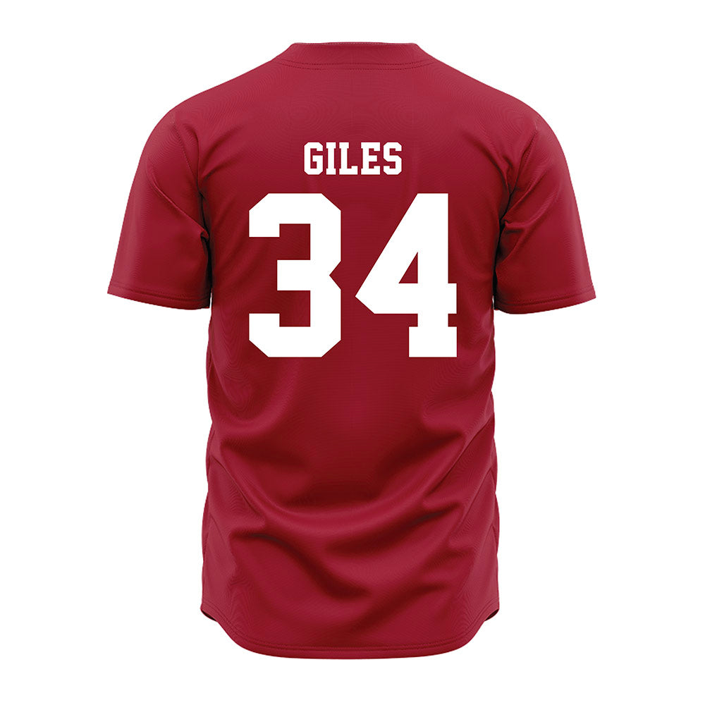 Alabama - NCAA Softball : Marlie Giles - Red Jersey-1
