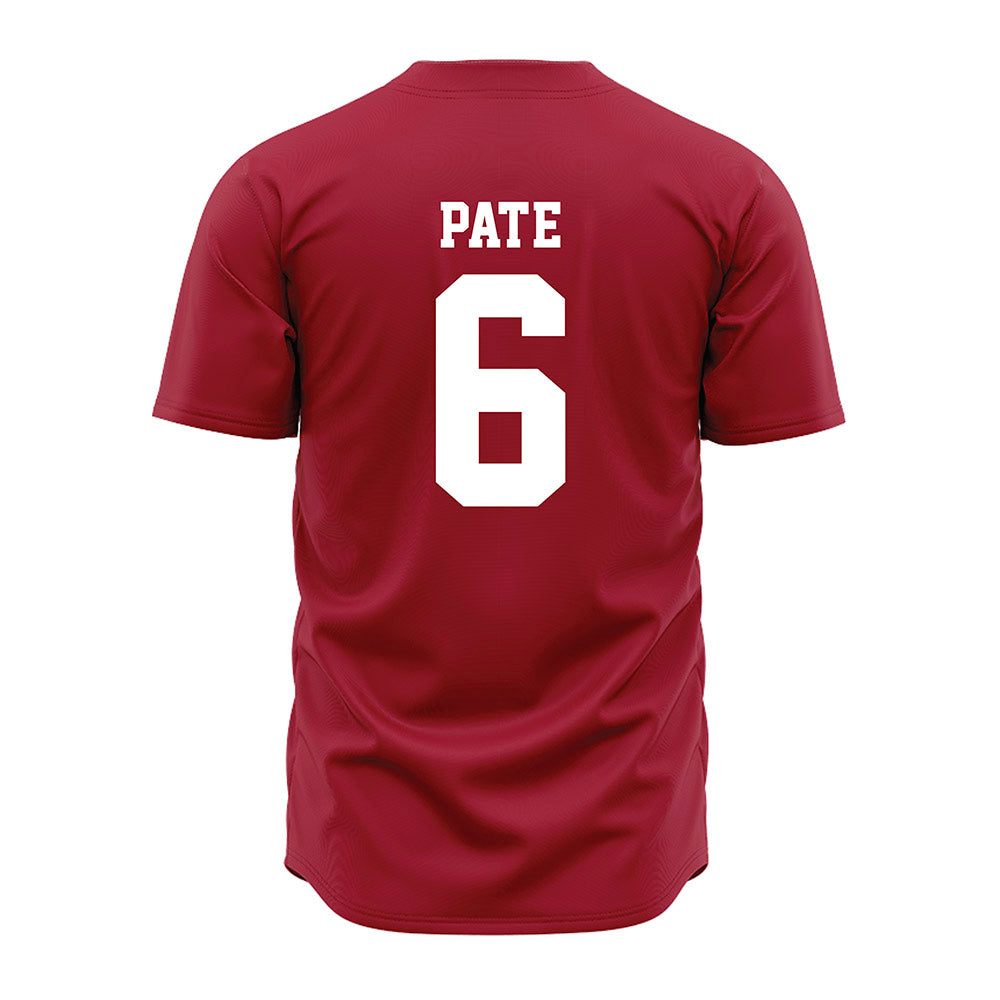 Alabama - NCAA Softball : Kinley Pate - Red Jersey-1