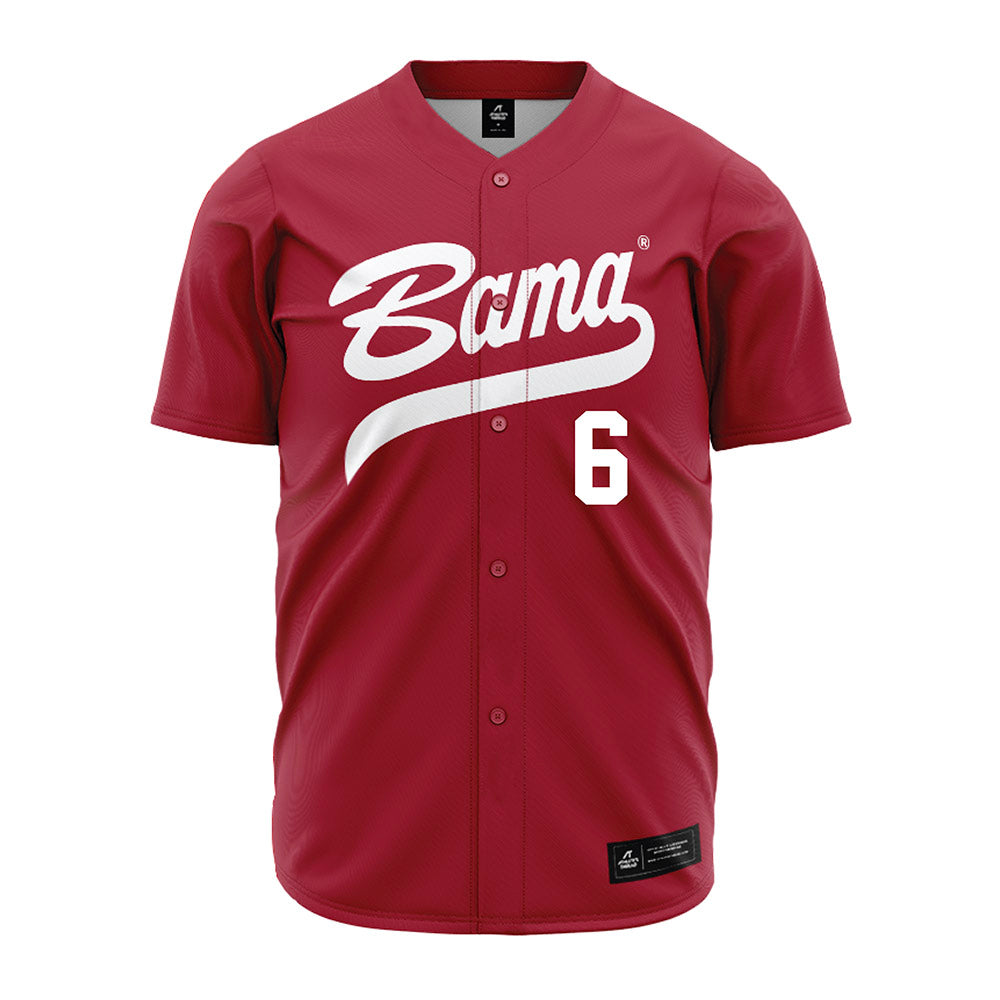 Alabama - NCAA Softball : Kinley Pate - Red Jersey-0