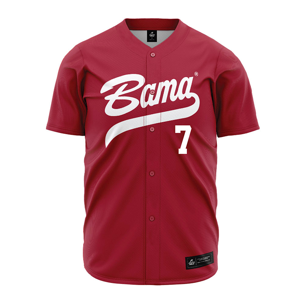 Alabama - NCAA Softball : Catelyn Riley - Red Jersey-0
