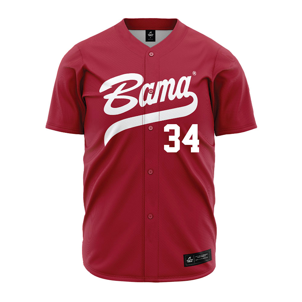 Alabama - NCAA Softball : Marlie Giles - Red Jersey-0