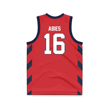 St. Johns - NCAA Women's Basketball : Daniela Abies - Red Basketball Jersey-1