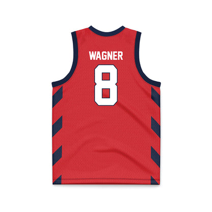 St. Johns - NCAA Women's Basketball : Shaulana Wagner - Red Basketball Jersey-1