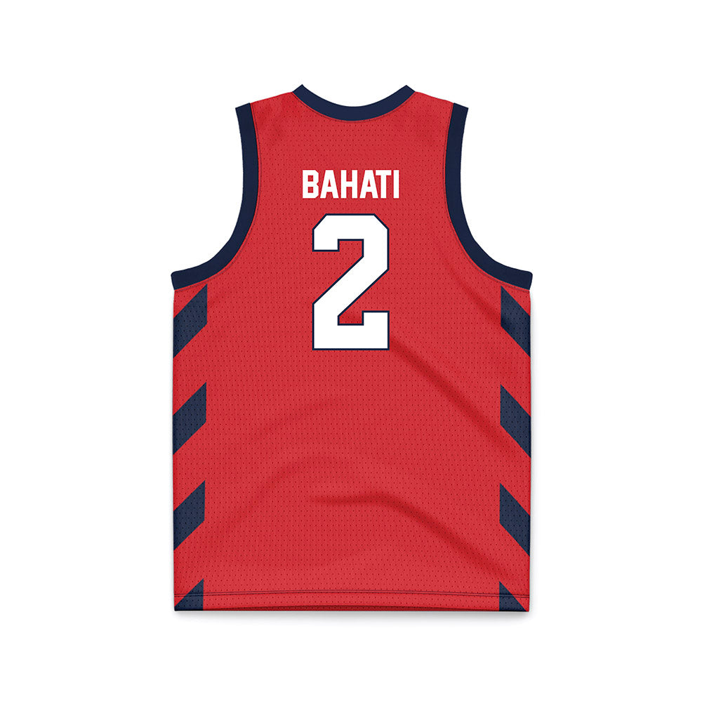 St. Johns - NCAA Women's Basketball : Julie Bahati - Red Basketball Jersey-1