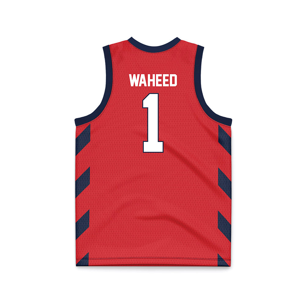 St. Johns - NCAA Women's Basketball : Beautiful Waheed - Red Basketball Jersey-1