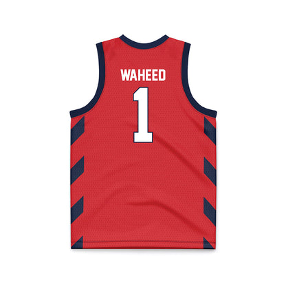 St. Johns - NCAA Women's Basketball : Beautiful Waheed - Red Basketball Jersey-1