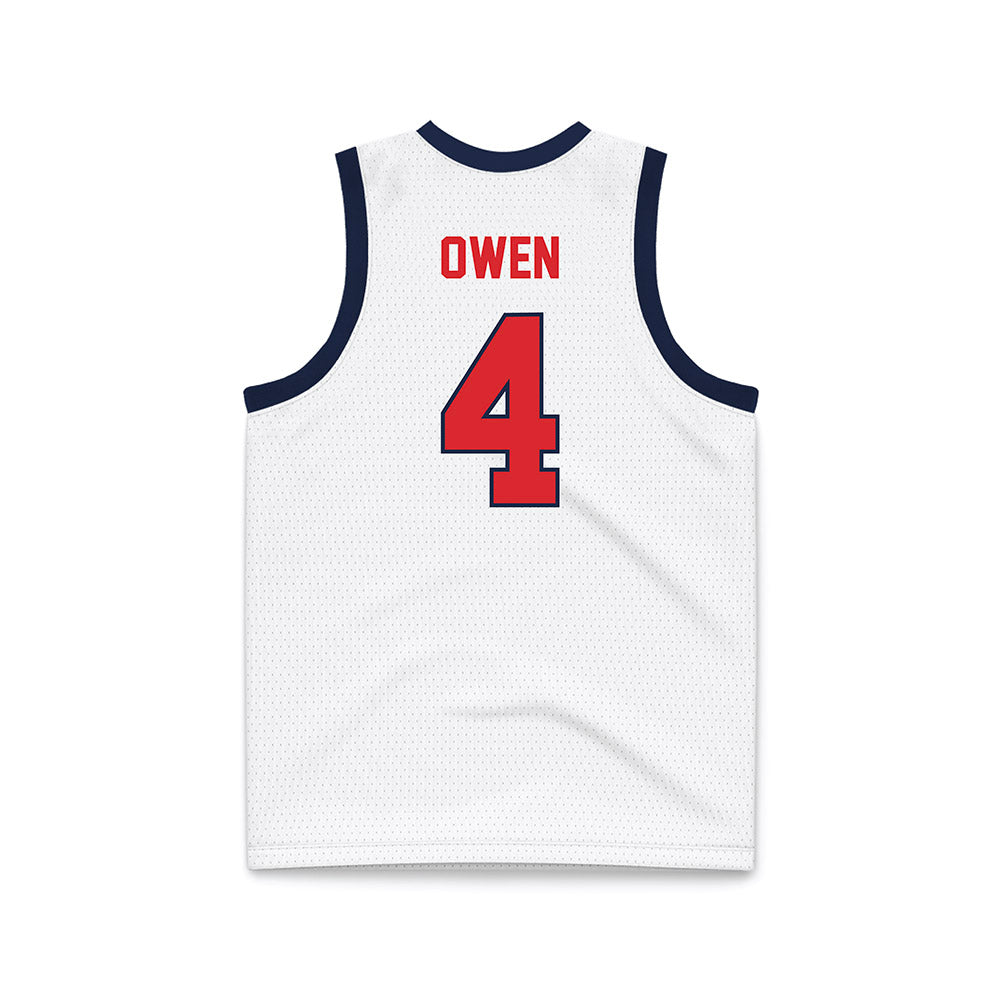 St. Johns - NCAA Women's Basketball : Skye Owen - White Basketball Jersey