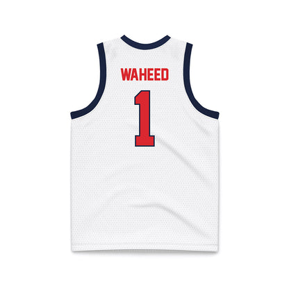 St. Johns - NCAA Women's Basketball : Beautiful Waheed - White Basketball Jersey-1