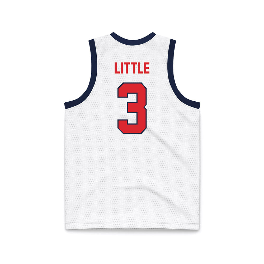 St. Johns - NCAA Women's Basketball : Ariel Little - White Basketball Jersey-1