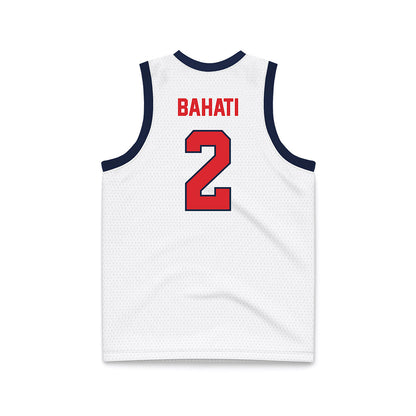 St. Johns - NCAA Women's Basketball : Julie Bahati - White Basketball Jersey-1