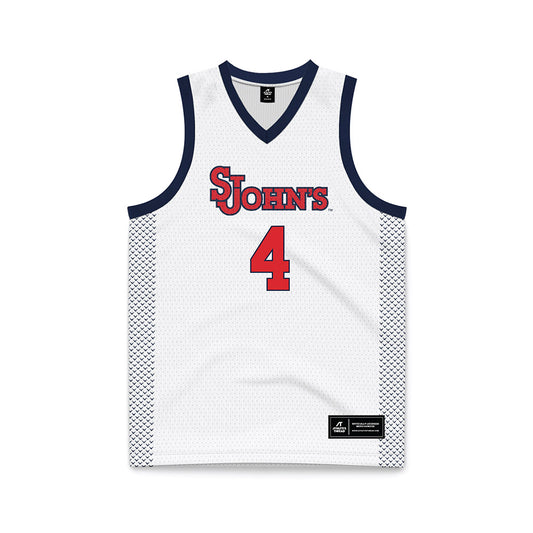 St. Johns - NCAA Women's Basketball : Skye Owen - White Basketball Jersey