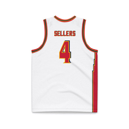 St. Johns - NCAA Men's Basketball : Oziyah Sellers - White Basketball Jersey-1