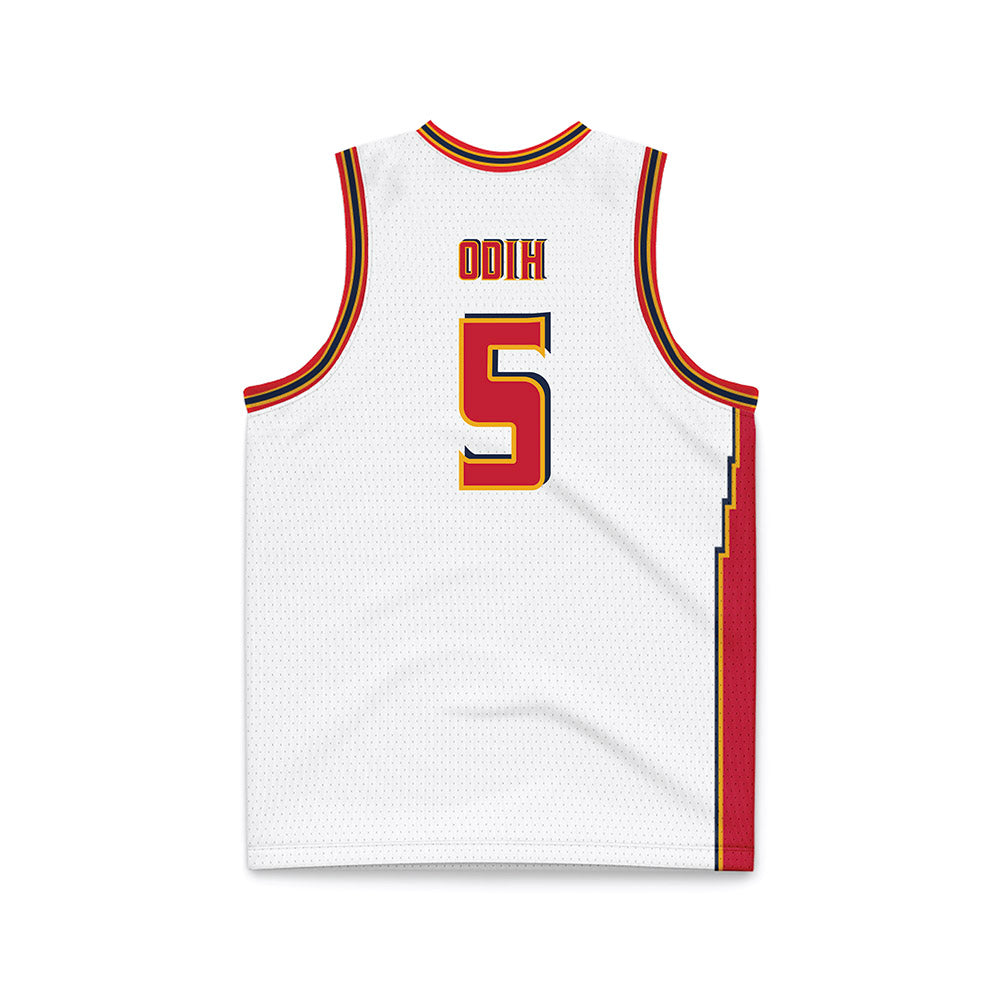 St. Johns - NCAA Men's Basketball : Kelvin Odih - White Basketball Jersey-1