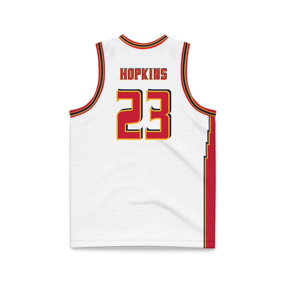 St. Johns - NCAA Men's Basketball : Bryce Hopkins - White Basketball Jersey-1