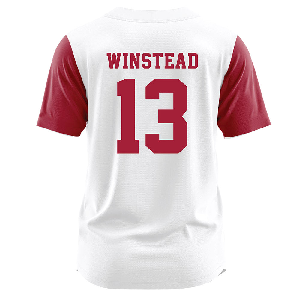 Alabama - NCAA Softball : Emily Winstead - White Jersey