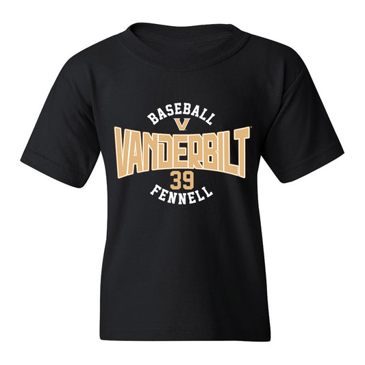 Vanderbilt - NCAA Baseball : Connor Fennell - Classic Fashion Shersey Youth T-Shirt