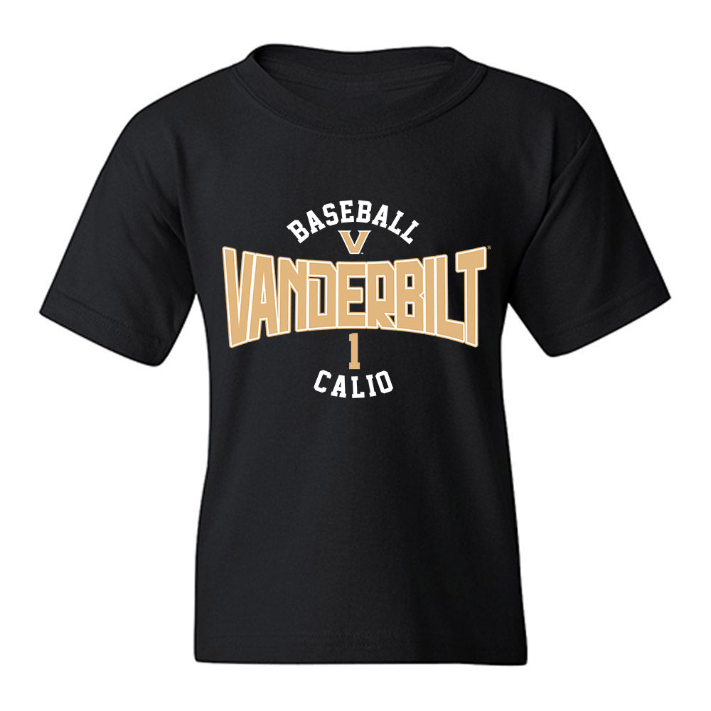 Vanderbilt - NCAA Baseball : AJ Calio - Classic Fashion Shersey Youth T-Shirt-0