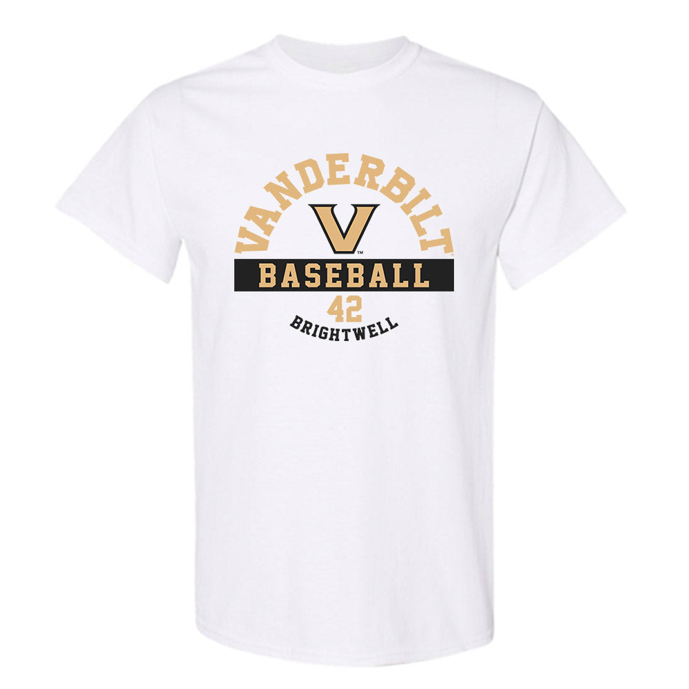 Vanderbilt - NCAA Baseball : Collin Brightwell - Classic Fashion Shersey T-Shirt-0