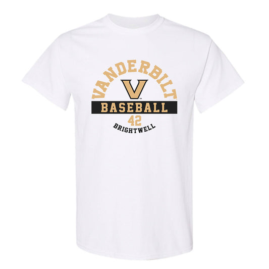 Vanderbilt - NCAA Baseball : Collin Brightwell - Classic Fashion Shersey T-Shirt-0