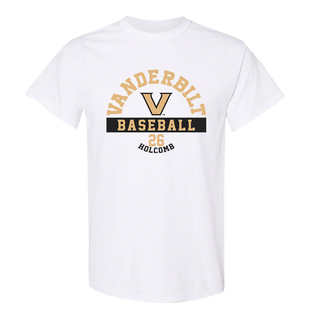 Vanderbilt - NCAA Baseball : Braden Holcomb - Classic Fashion Shersey T-Shirt