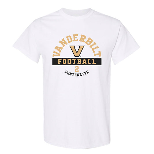 Vanderbilt - NCAA Football : Randon Fontenette - Classic Fashion Shersey T-Shirt