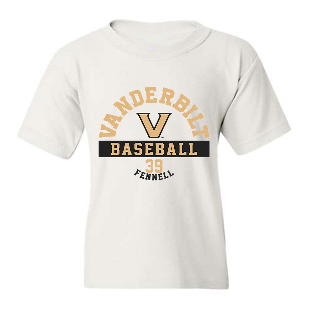 Vanderbilt - NCAA Baseball : Connor Fennell - Classic Fashion Shersey Youth T-Shirt